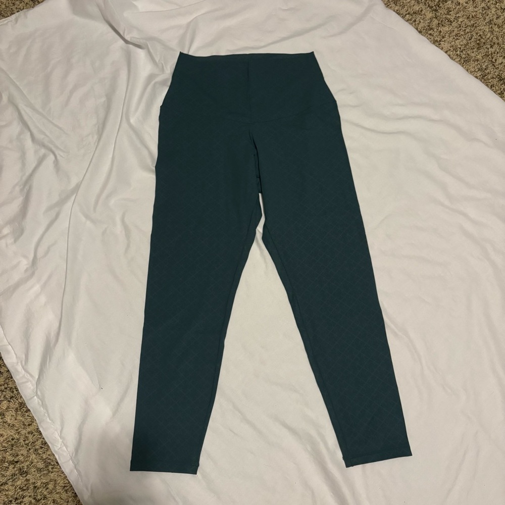 Teal High-Waisted Leggings